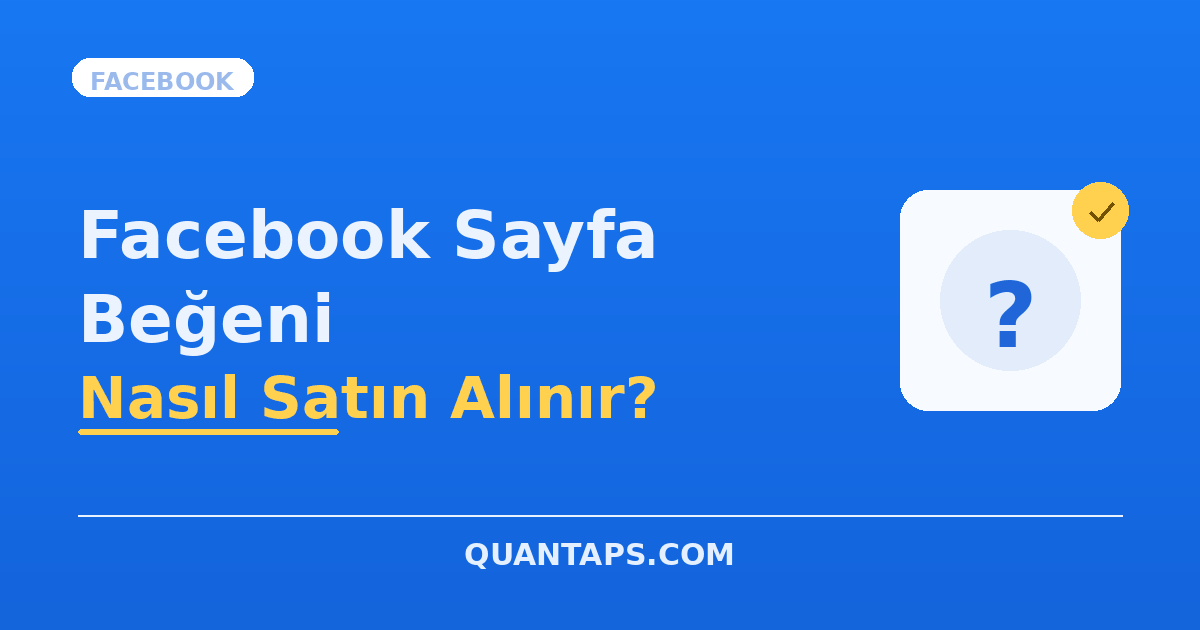 Facebook satın alma görseli