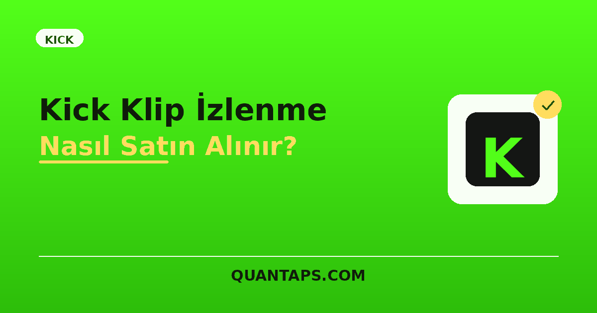 Kick satın alma görseli