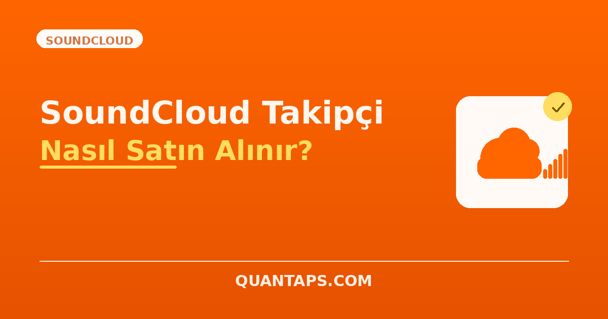 SoundCloud satın alma görseli
