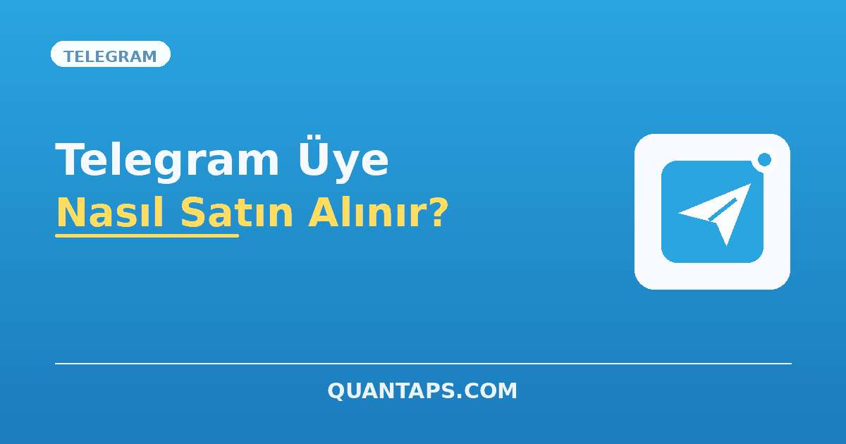 Telegram satın alma görseli