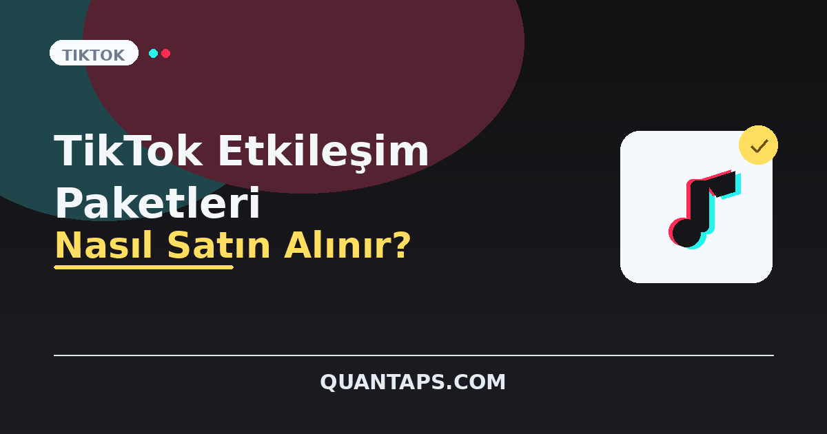 TikTok satın alma görseli