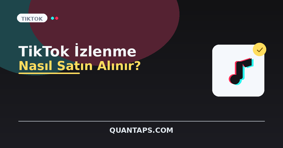 TikTok satın alma görseli