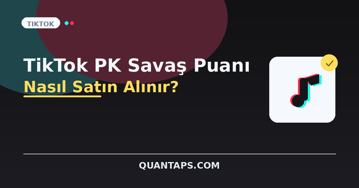 TikTok satın alma görseli