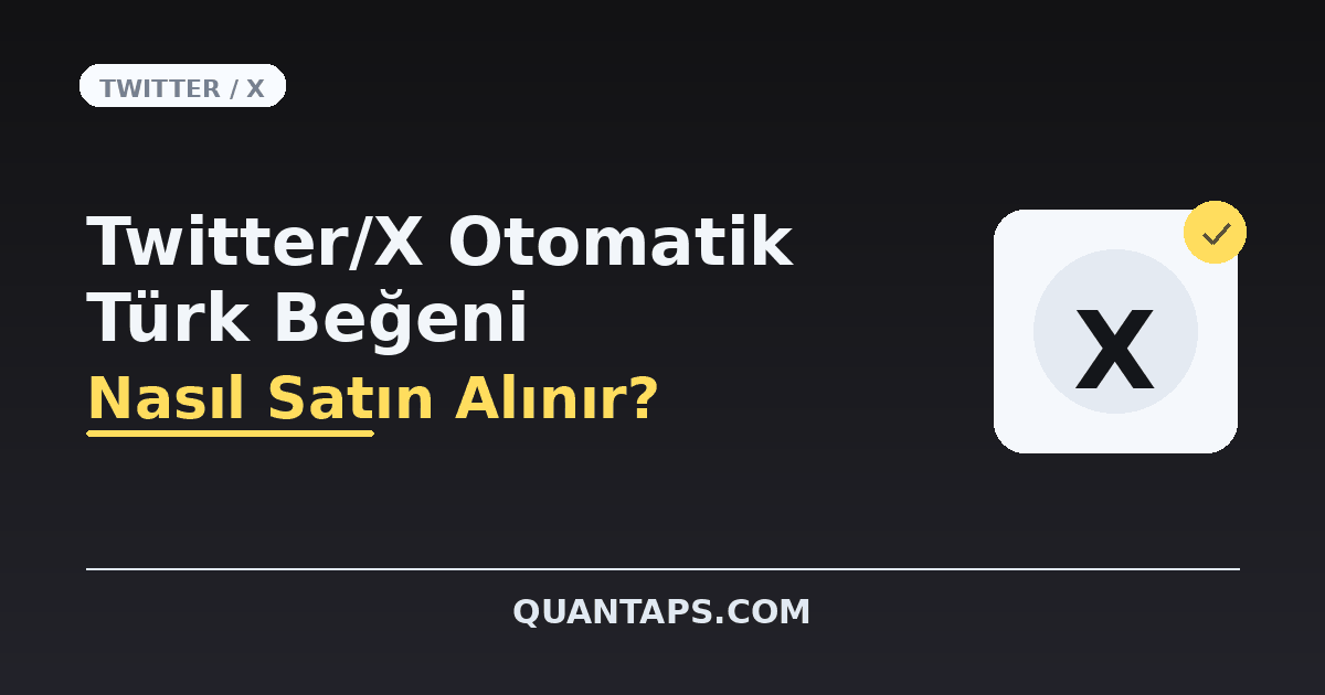 Twitter (X) satın alma görseli