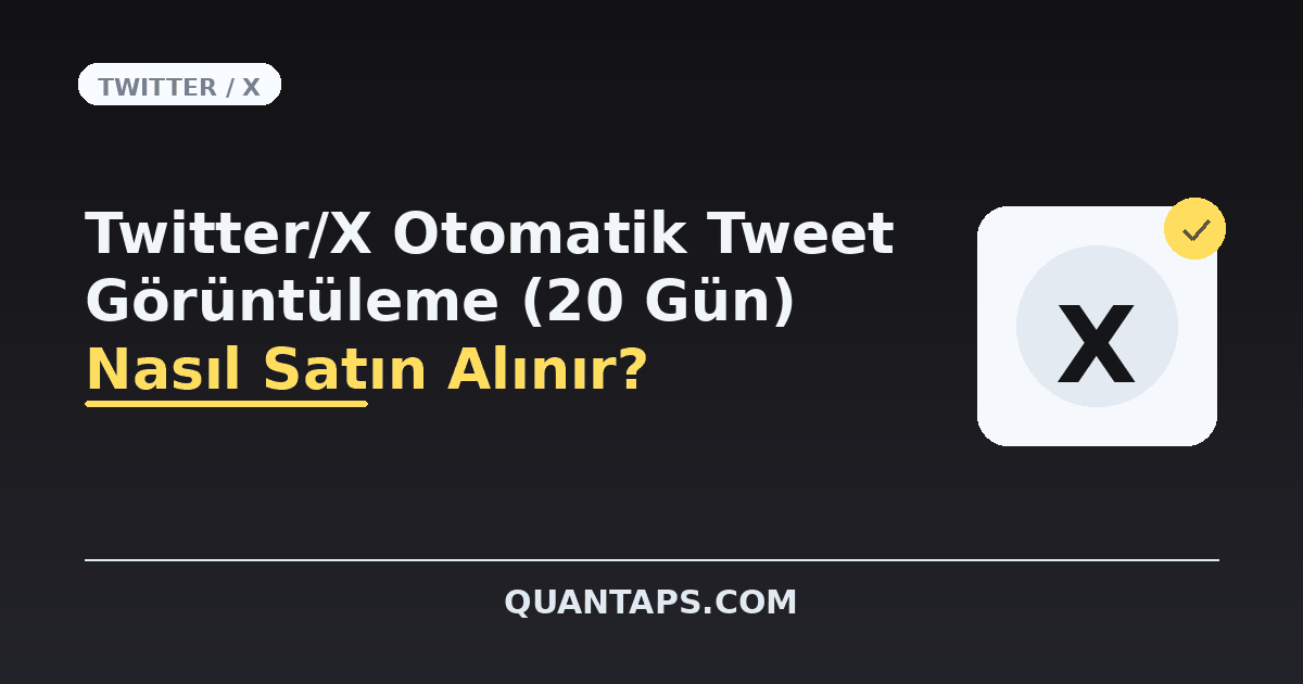 Twitter (X) satın alma görseli