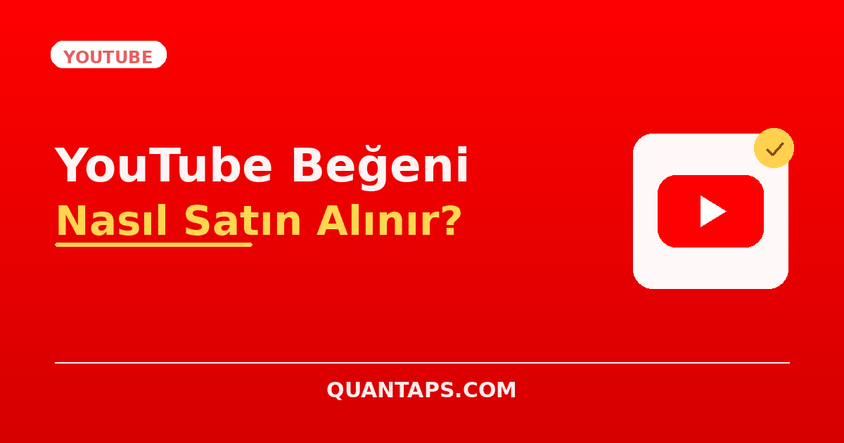 YouTube satın alma görseli