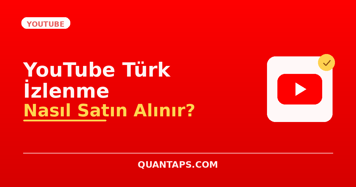 YouTube satın alma görseli