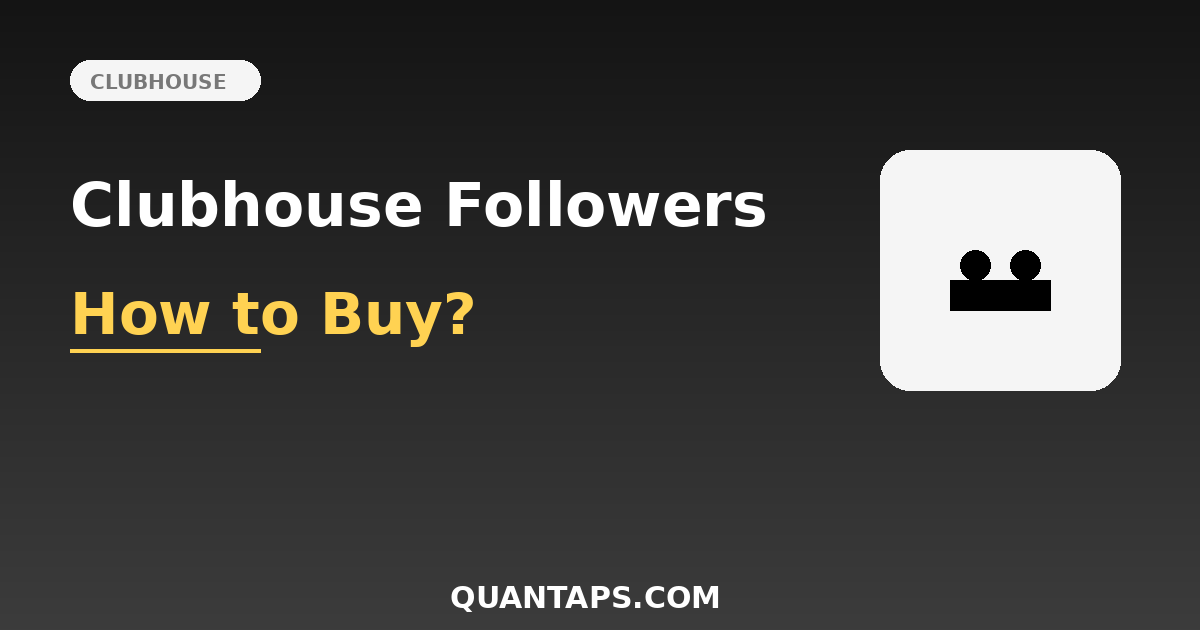 Clubhouse purchase illustration