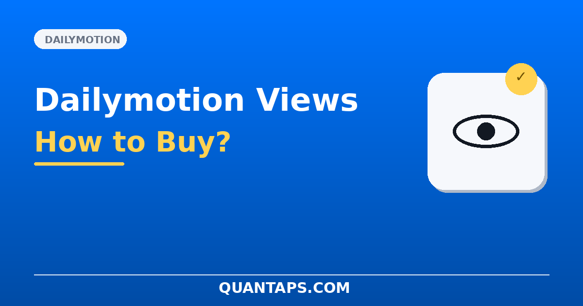 Dailymotion purchase illustration