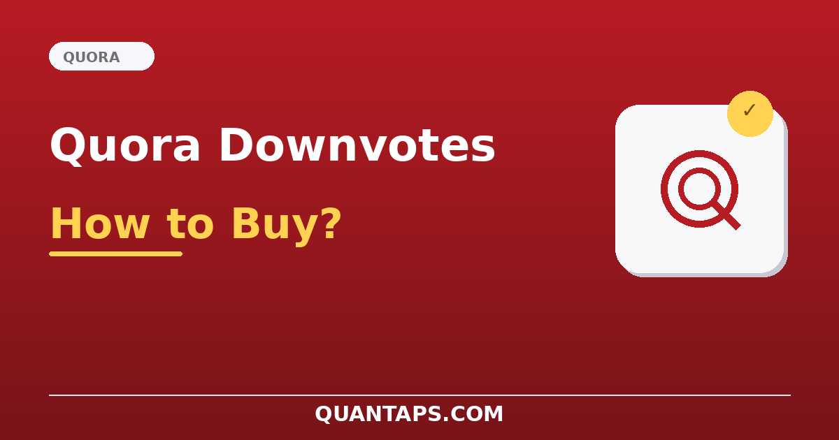 Quora purchase illustration