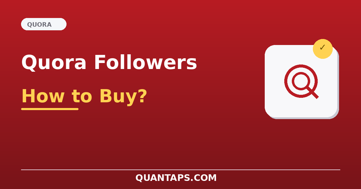 Quora purchase illustration