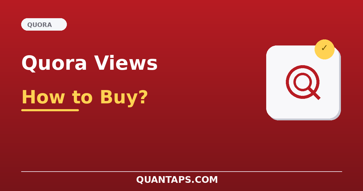 Quora purchase illustration