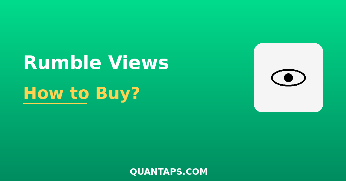 Rumble purchase illustration