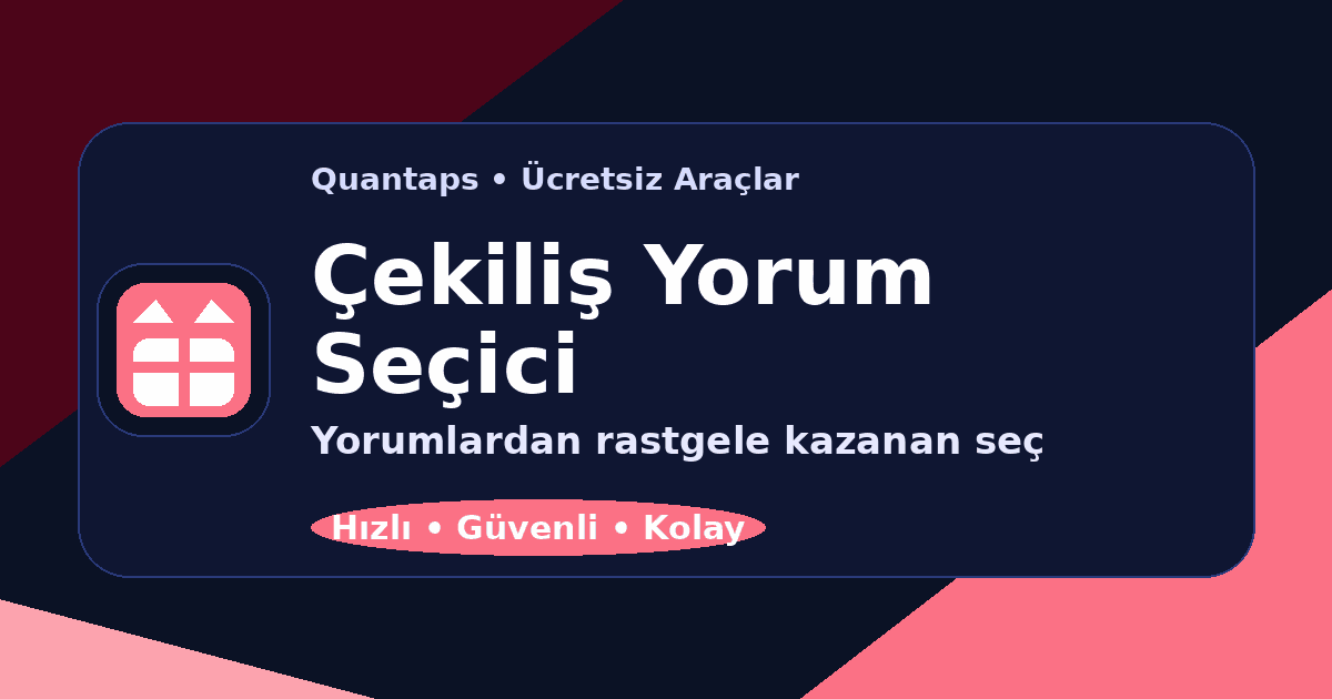 Çekiliş Yorum Seçici