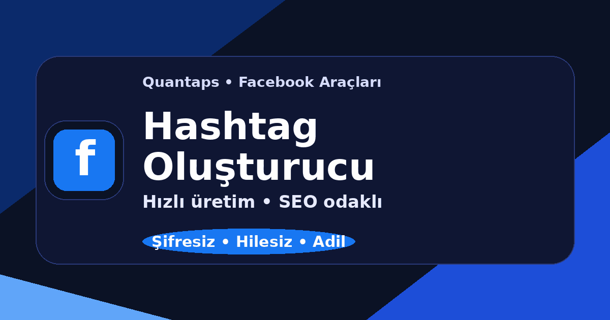 Facebook Hashtag Oluşturucu