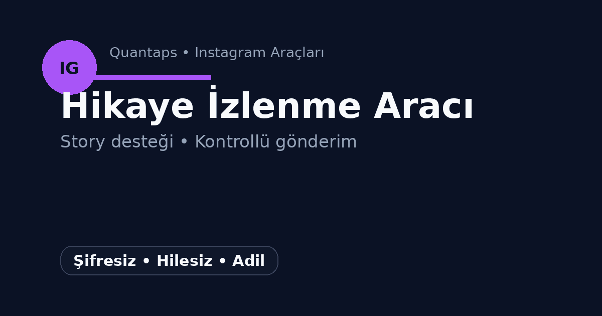 Instagram Ücretsiz Hikaye İzlenme