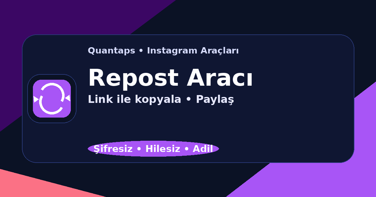 Instagram Ücretsiz Repost