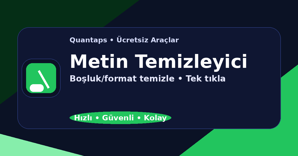 Metin Temizleyici