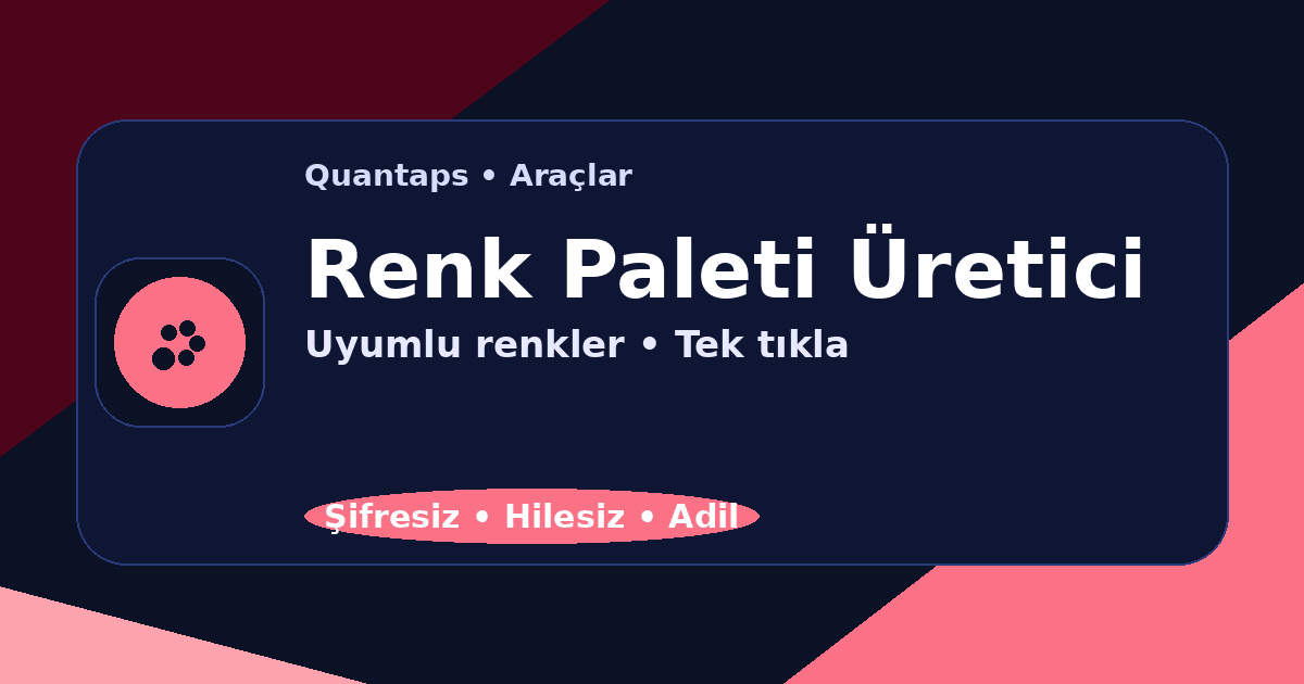 Renk Paleti Üretici