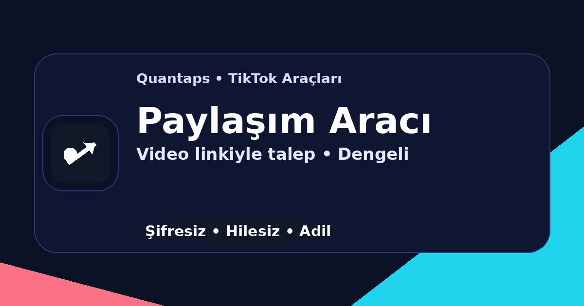 TikTok Ücretsiz Paylaşım