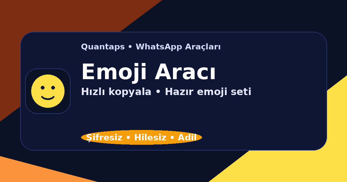 WhatsApp Emoji Aracı
