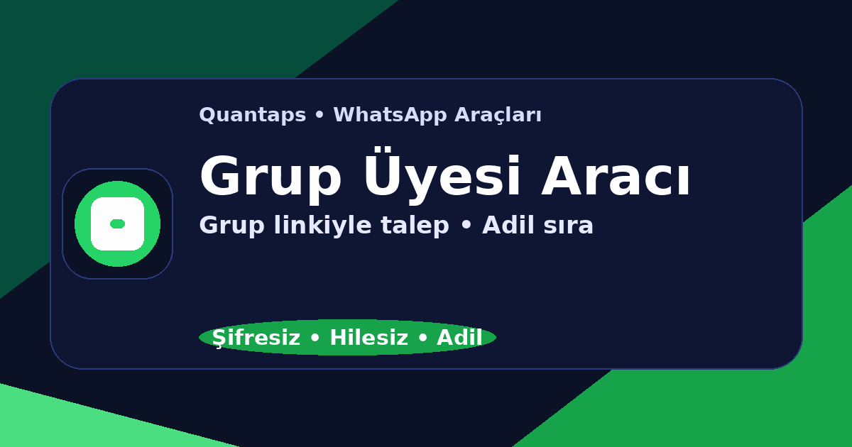 WhatsApp Ücretsiz Grup Üyesi