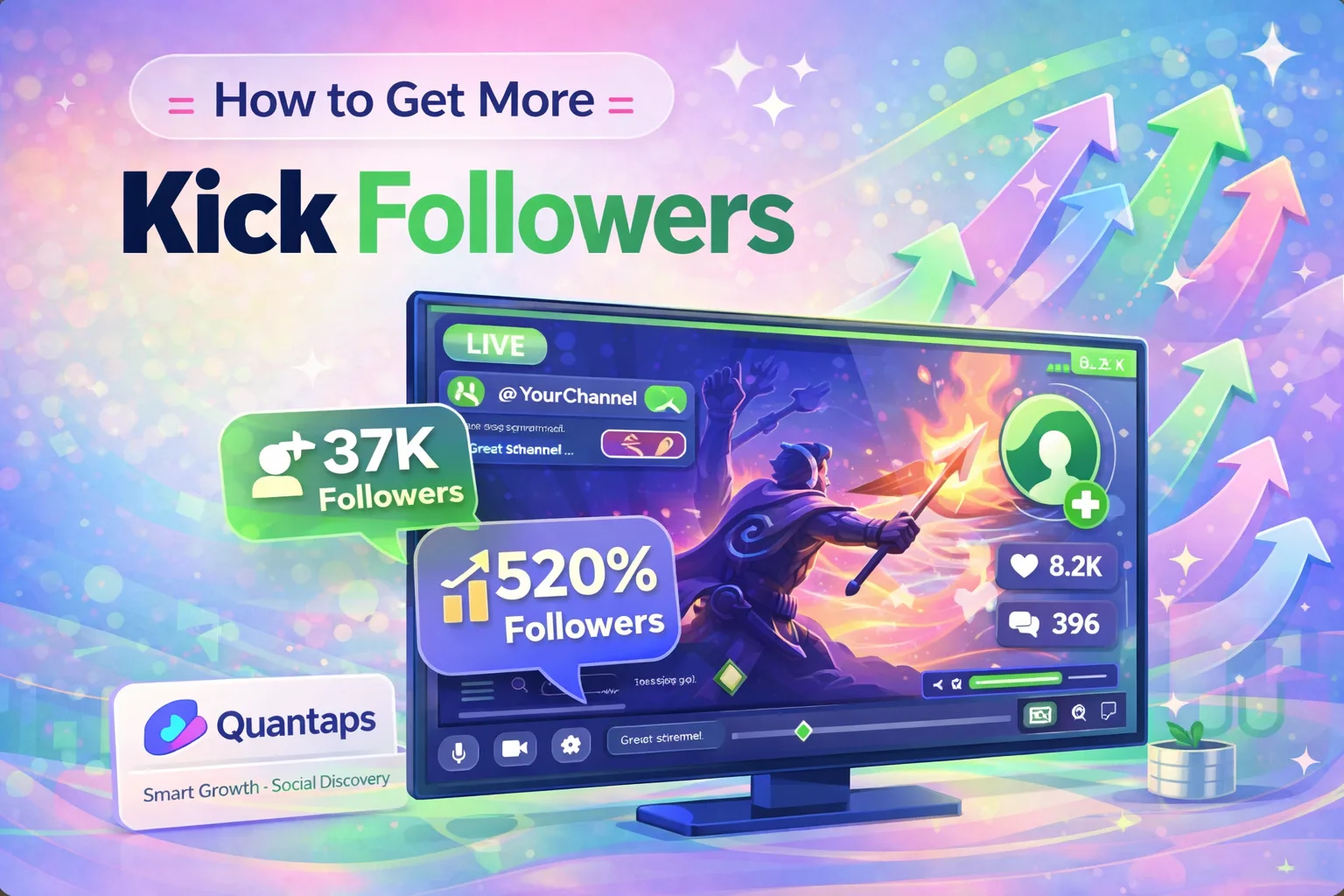 How to Get More Kick Followers
