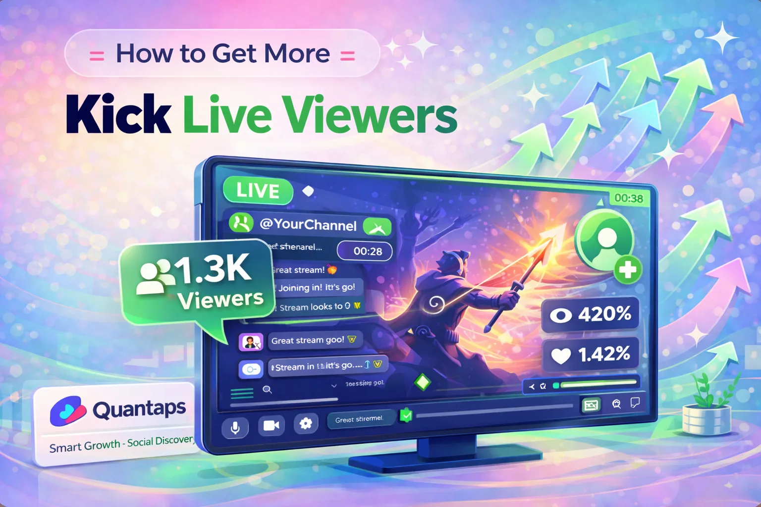 How to Get More Kick Live Viewers