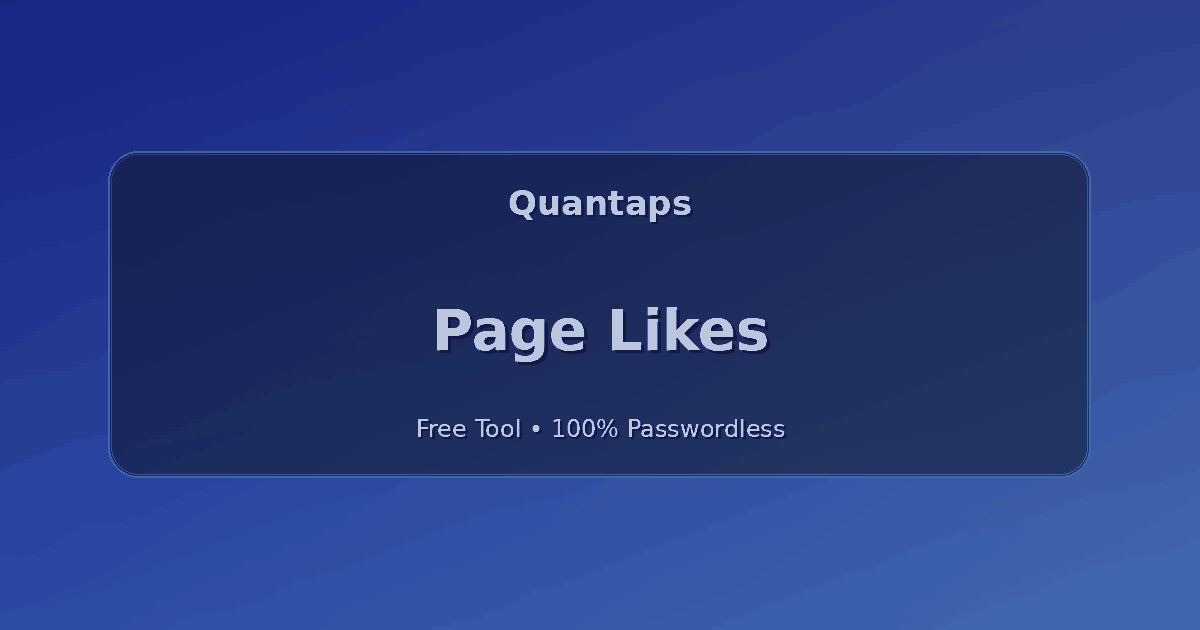 Free Facebook Page Likes