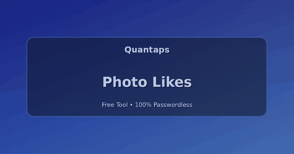 Facebook Photo Likes