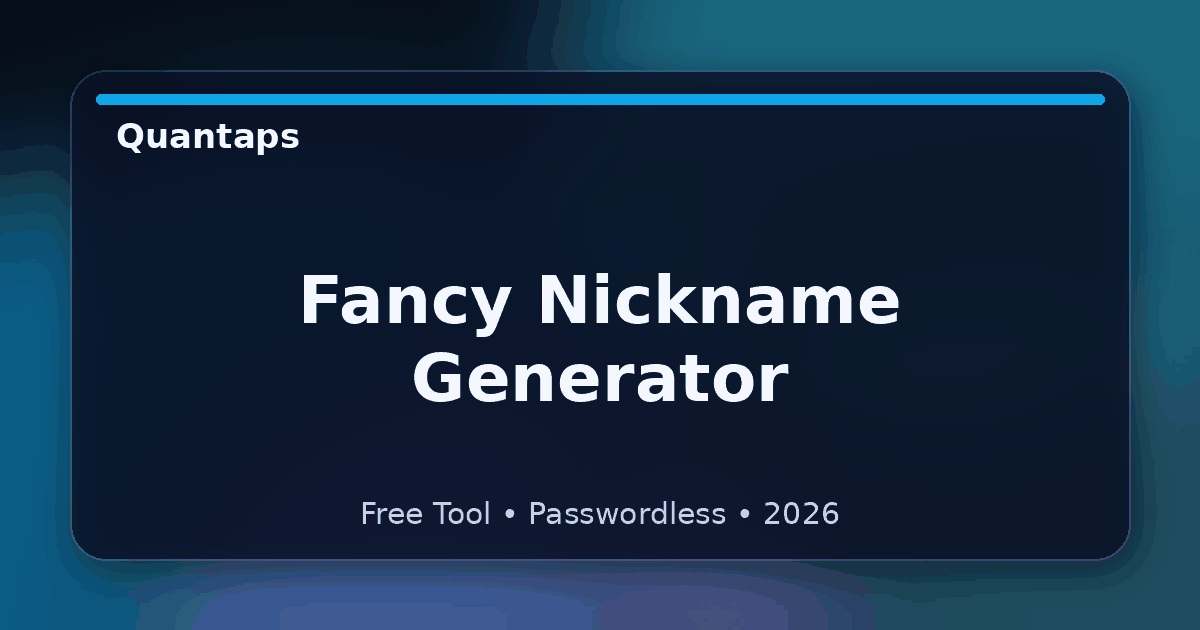 Fancy Font Generator