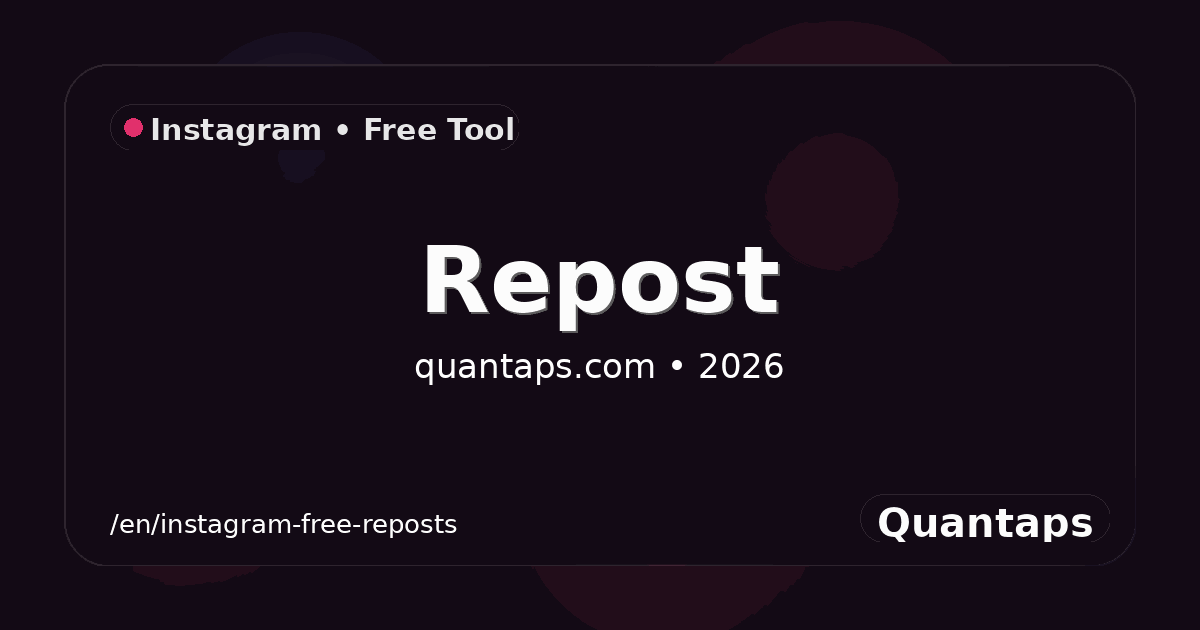 Free Instagram Repost