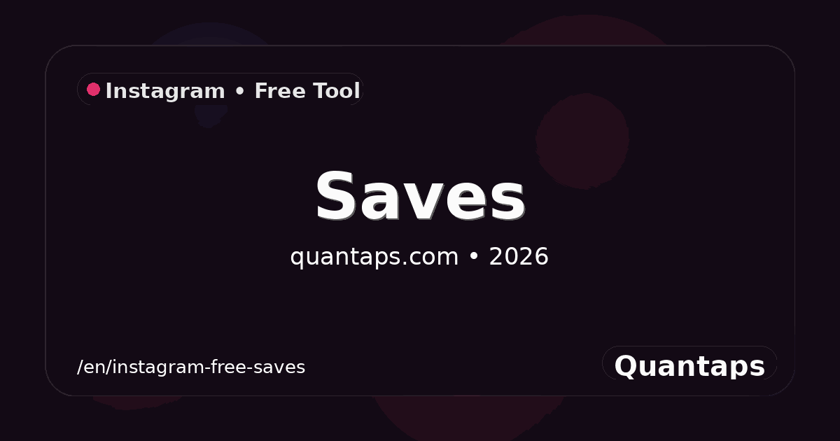 Free Instagram Saves