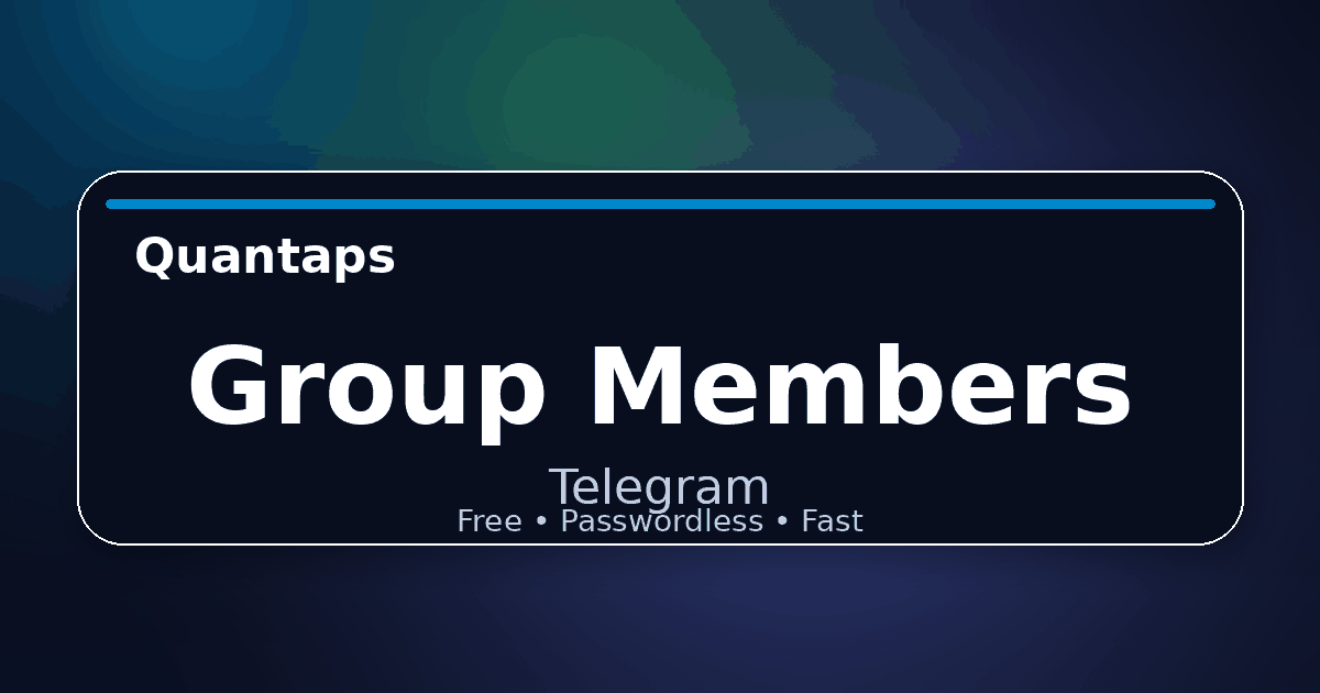 Free Telegram Group Members