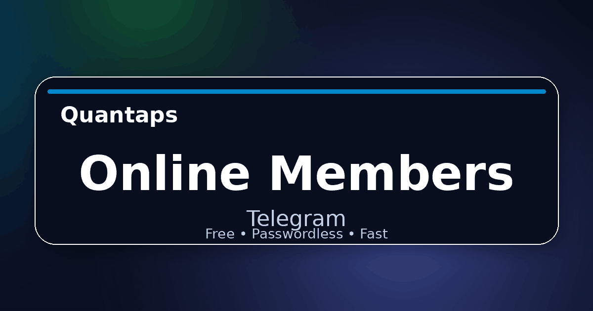 Free Telegram Online Members