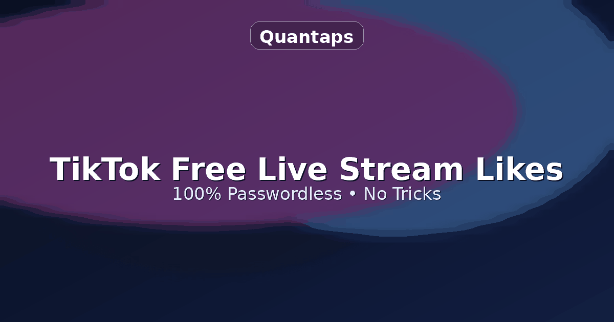 TikTok Live Stream Likes
