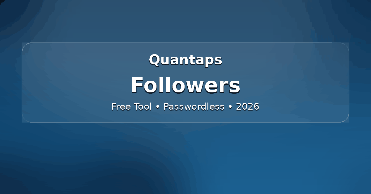 Twitter (X) Free Followers