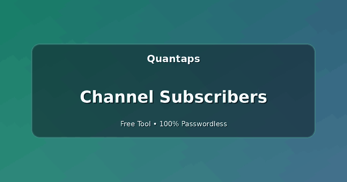 Free WhatsApp Channel Subscribers