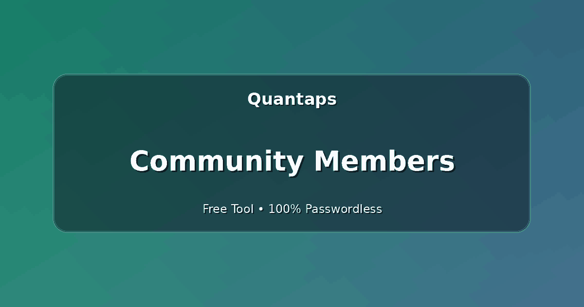 Free WhatsApp Community Members