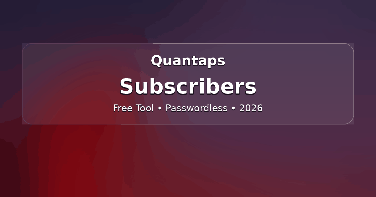 Free YouTube Subscribers